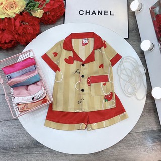 XẢ KHO  bộ pizama lụa cho bé