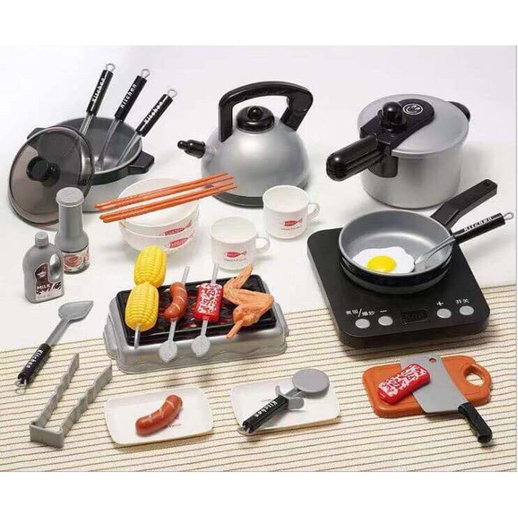 Bộ đồ chơi 36 món cho bé gái và bé trai Đồ chơi nấu ăn Kitchen Set