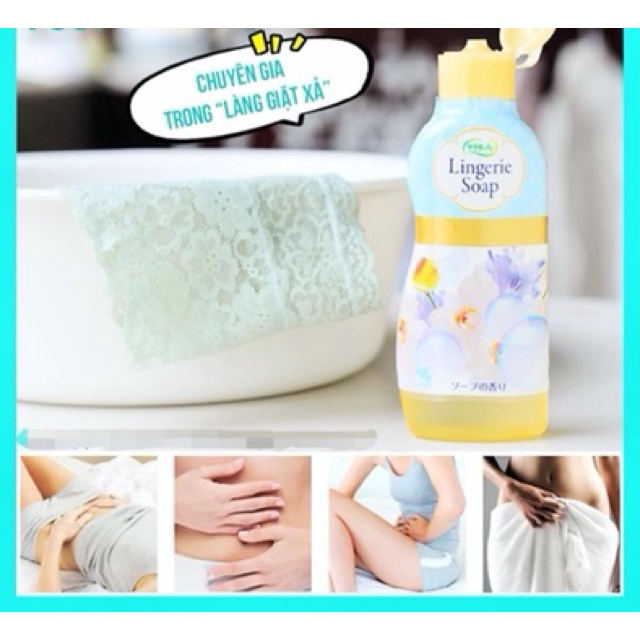 Nước giặt đồ lót Lingerie Soap Nhật Bản - Chai 120ml