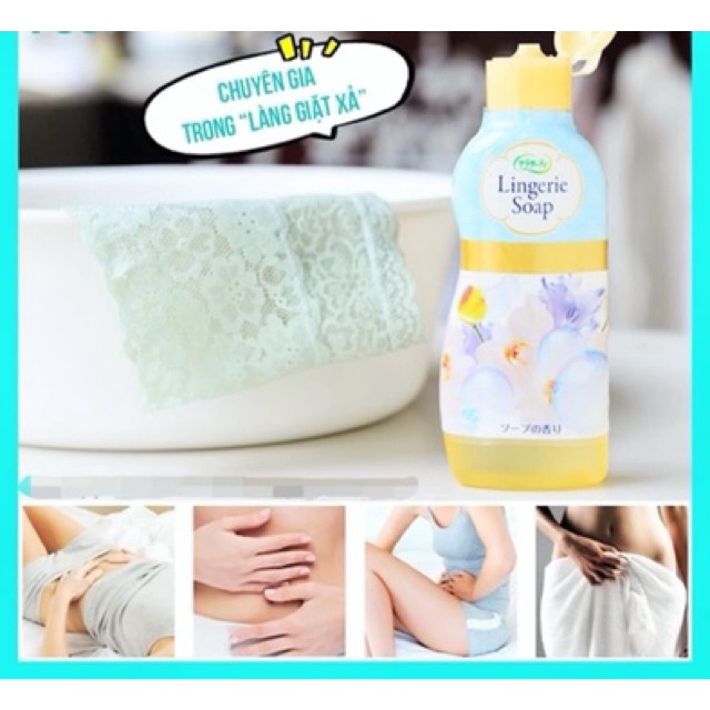 Nước giặt đồ lót Lingerie soap nội địa Nhật Bản 120ml