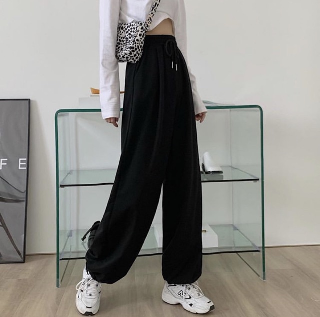 Quần Jogger Thun Phong Cách Ulzzang Hàn Quốc, [ADORABLE], Quần Thun Dài Freesize Hot Trend 2021 Ảnh Thật