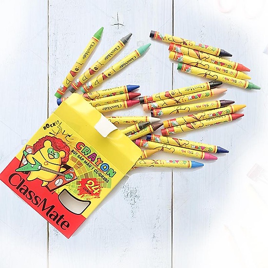 Bút Sáp màu Classmate 12 màu / 18 màu / 24 màu - CR101/102/103