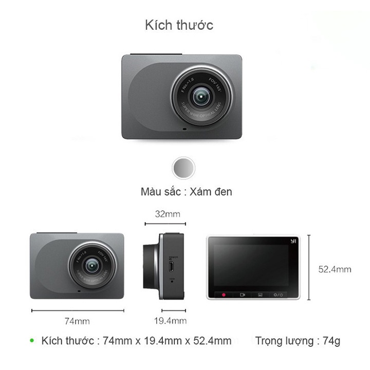 [SHOCKKK ] Camera hành trình Xiaomi Yi 2K | BigBuy360 - bigbuy360.vn