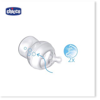 [Chính hãng- Made in Italy] Bình sữa núm nghiêng Pisa Natural Feeling Chicco
