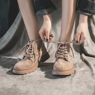 Giày cao cổ / boots da lộn nữ ulzzang