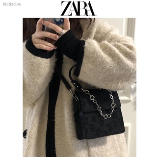 Túi Đeo Chéo Zara Dáng Vuông Nhỏ Màu Đen Thời Trang Cao Cấp Sang Trọng Cho Nữ