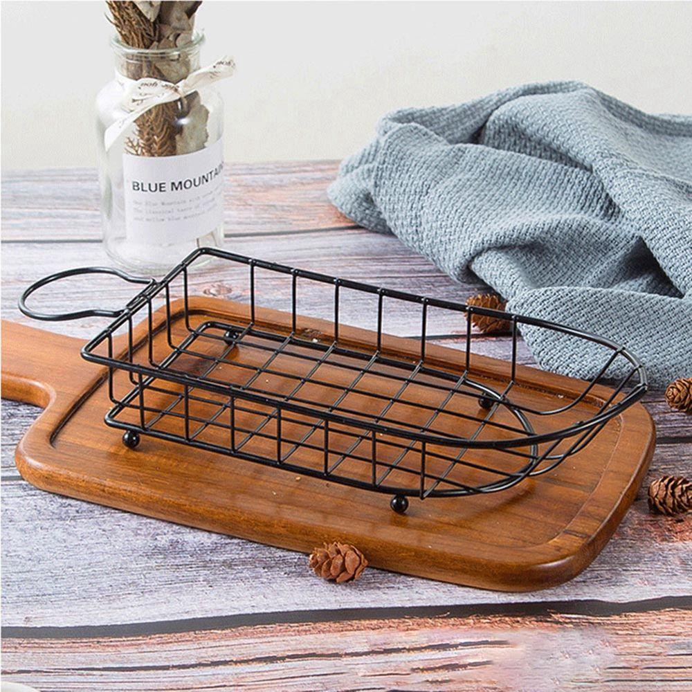 HARRIETT Rổ Đựng Khoai Tây Chiên Bằng Dây Kim Loại Tiện Dụng Cho Nhà Bếp / Nhà Hàng