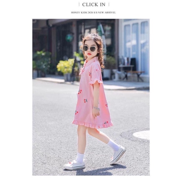 Váy polo bé gái size đại