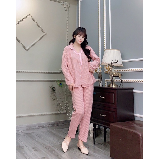 Bộ đồ bầu và sau sinh thu đông MẶC NHÀ ĐẸP GIÁ RẺ có khóa cho bé ti tiên lợi CHẤT MÁT NHẸ SIÊU THÍCH