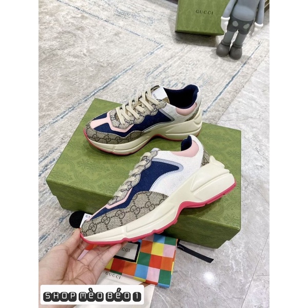 Giày thể thao sneaker gc đế hồng phản quang spsl fullbox bill túi giấy