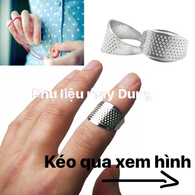 Đê khâu tay/ bảo vệ ngón tay khi kim đâm