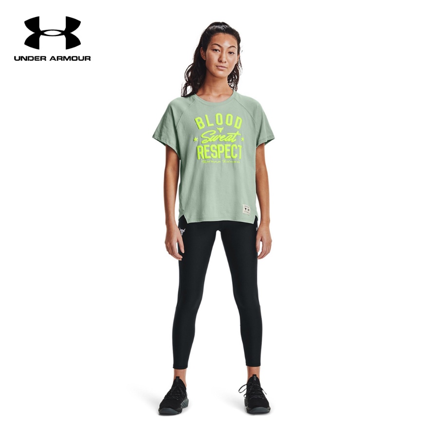 Quần legging thể thao nữ Under Armour Project Rock HeatGear® Ankle - 1361067-001