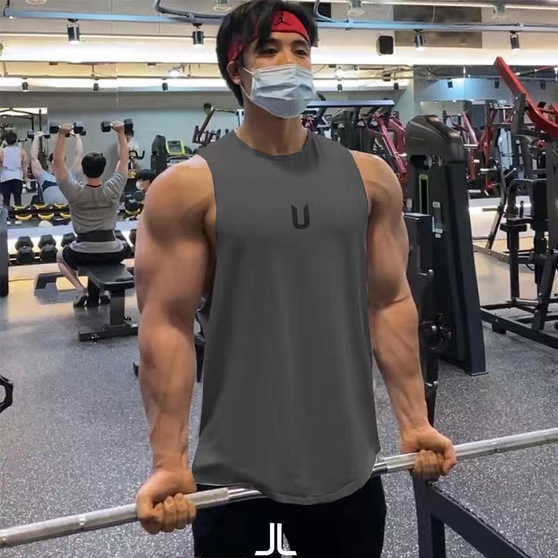 Áo Ba Lỗ Gym Thể Thao Nam Sát Nách Thoáng Khí Nhanh Khô Cho Nam M-4XL