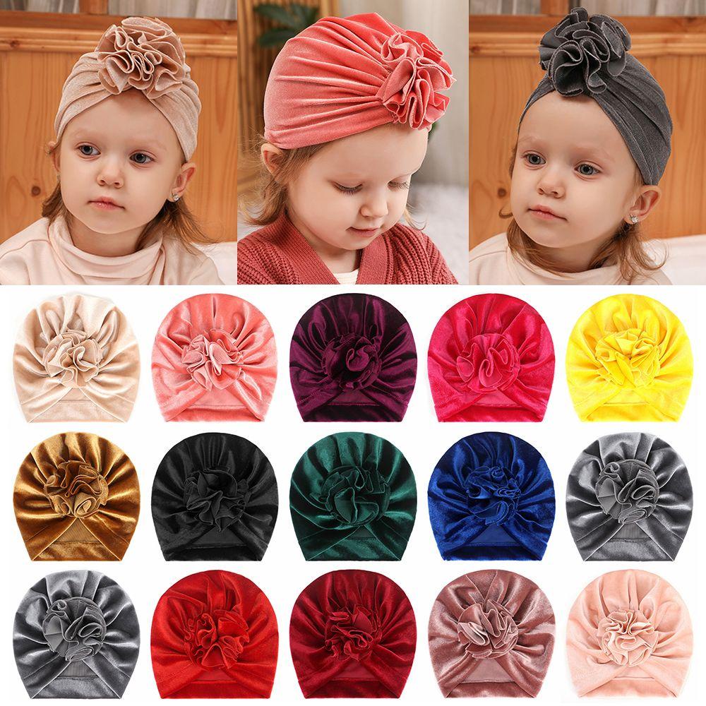 Khăn Đội Đầu Bằng Vải Nhung Mềm Mại Cho Bé