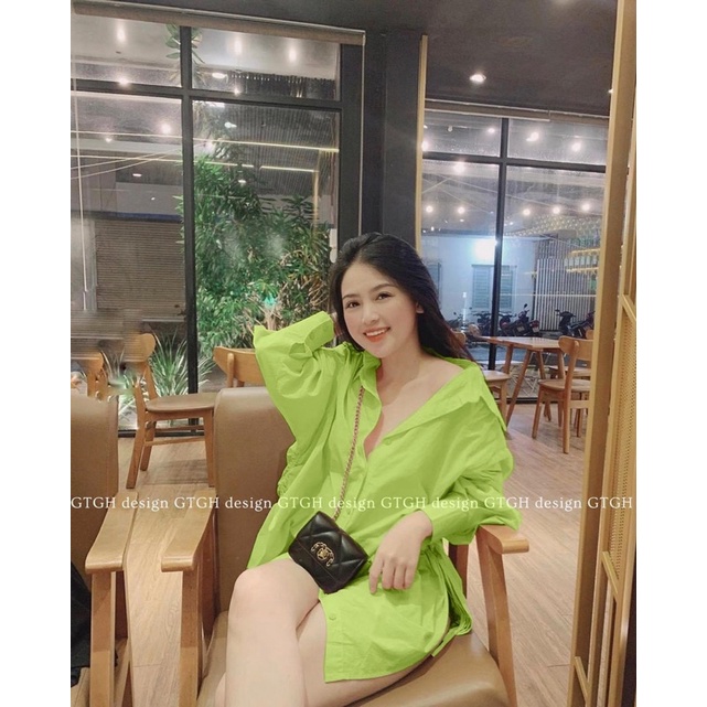 SET ÁO SƠ MI XANH MIX SOOC