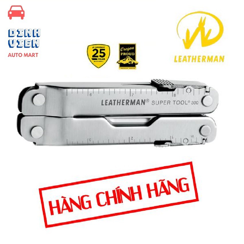 [ NHẬP KHẨU] Kìm Đa Năng Leatherman Super Tool 300 19Tools . 19 chức năng  sẵn sàng cho những việc khó khăn bạn cần làm.