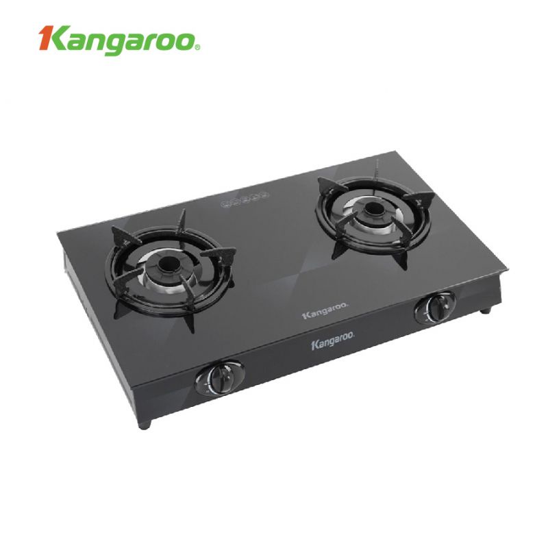 Bếp gas đôi dương kính Kangaroo KG8G1A - bảo hành 12 tháng