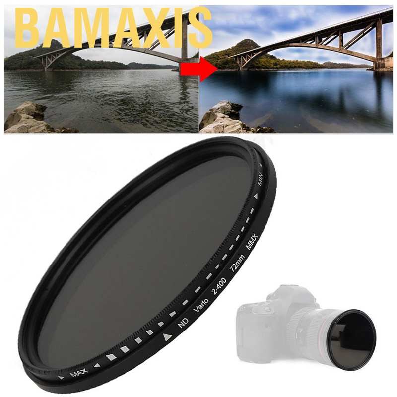Bamaxis 67mm ND Lens Filter ND2 - ND400 Neutral Density for most camera lens