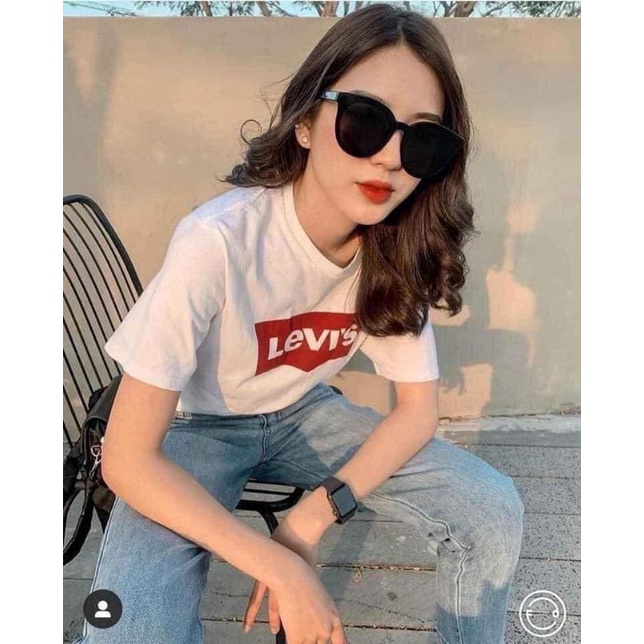 {XUẤT XỊN} Áo Phông LEVIS UNISEX  form NAM NỮ 3 màu Trắng - Đen - Xám, cotton 4 chiều thoáng mát | BigBuy360 - bigbuy360.vn