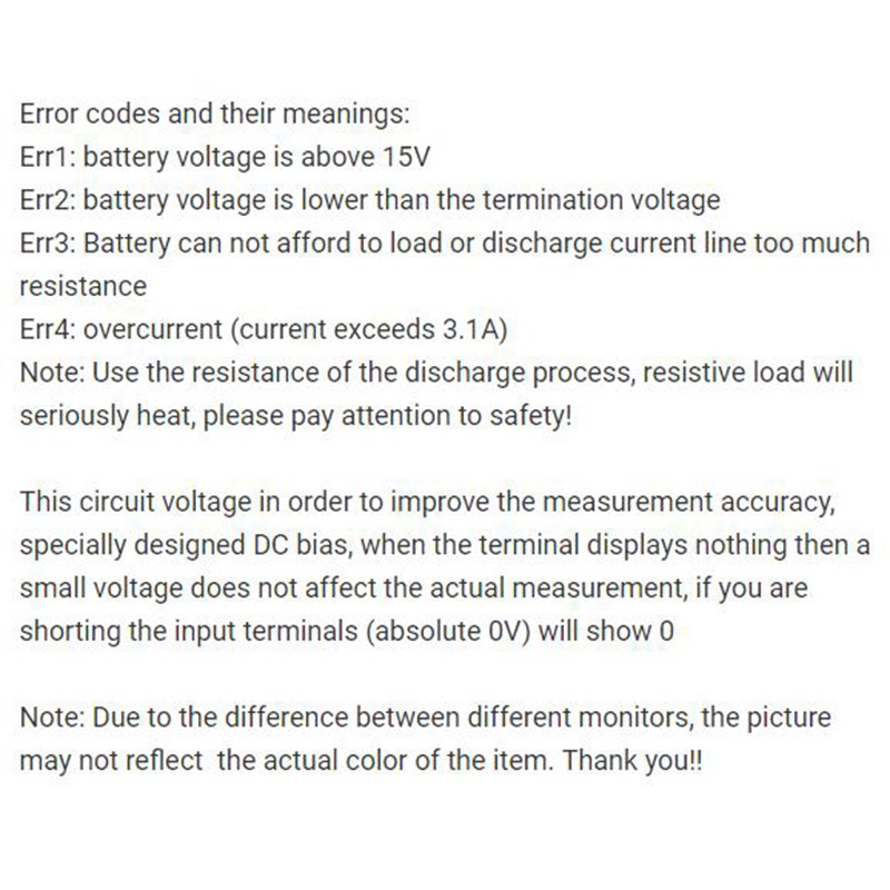 HW-586 1.2v 12v 18650 Li-ion Dung lượng pin Lithium Máy kiểm tra Điện trở chì-axit Máy đo dung lượng pin Máy đo xả