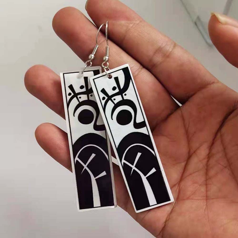 Khuyên tai mặt acrylic kiểu anime Tokyo Revengers Hanafuda Mitani Takashi Kurokawa dành cho nam và nữ