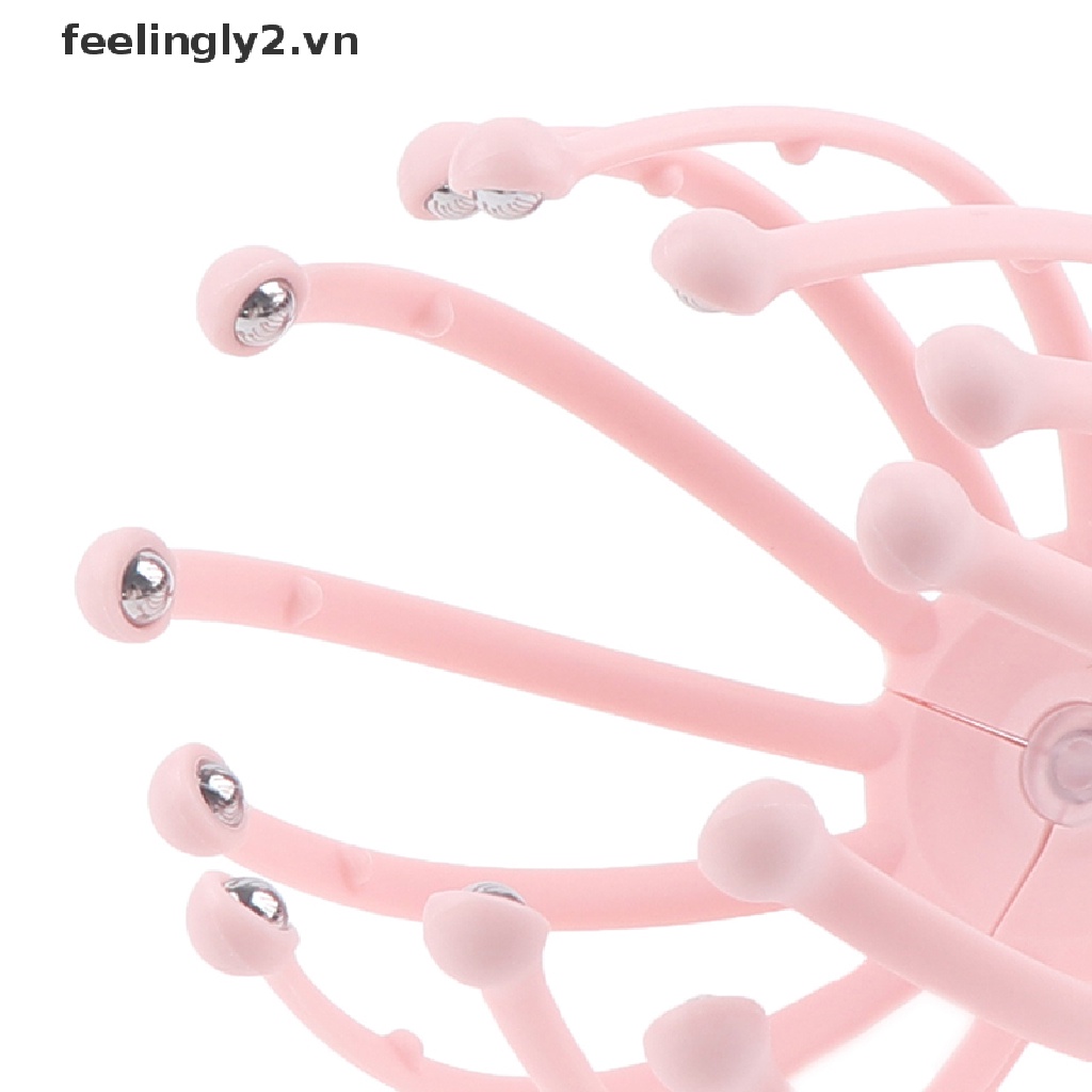 (Hàng Mới Về) Dụng Cụ Mát Xa Đầu Giảm Căng Thẳng Hình Bạch Tuộc