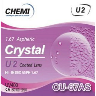 Tròng Kính Hàn Quốc Chemi 1.67U2 Coated Lens