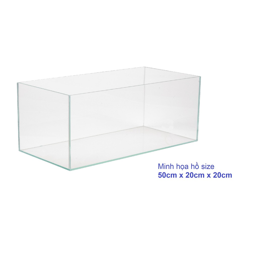 [50x20x20cm] Combo 5 tấm nhựa mica cứng trong suốt cắt sẵn làm hồ cá, chuồng hamster, hộp trưng bày... - Luân Air Models