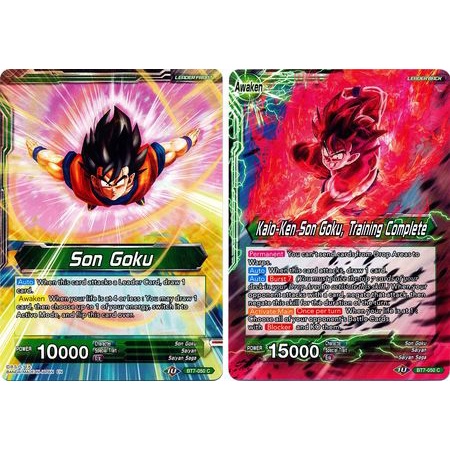 Thẻ bài Dragonball - TCG - Son Goku | Kaio-Ken Son Goku, Training Complete / BT7-050'