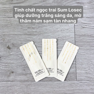 Gói sample Tinh Chất ngọc trai Su:m37 Lumiere ampoule