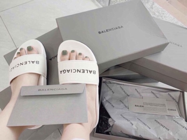 Dép Balenciagaa - DÉP QUAI NGANG - DÉP NAM SIÊU CẤP HÀNG FULLBOX CÓ SẴN !!