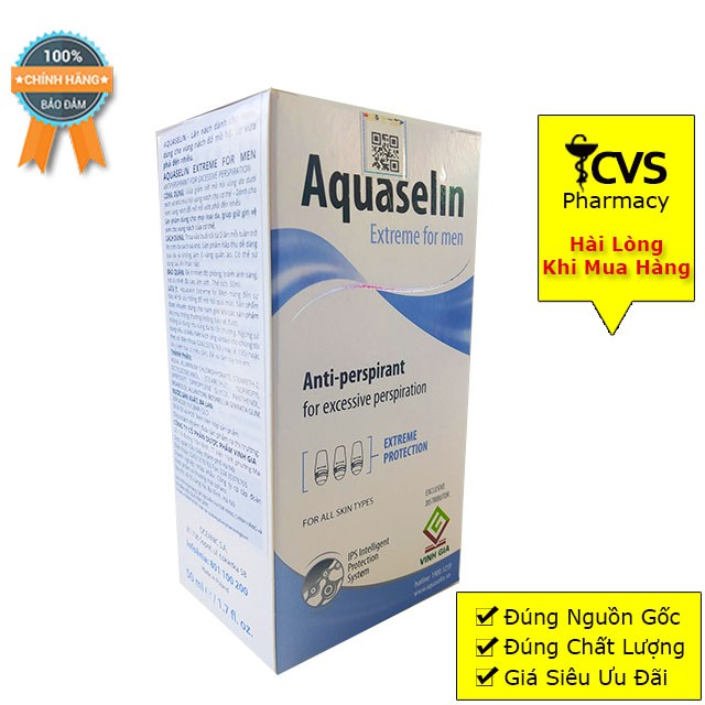 Aquaselin Extreme For Men - Lăn Nách Không Mùi Dành Cho Nam