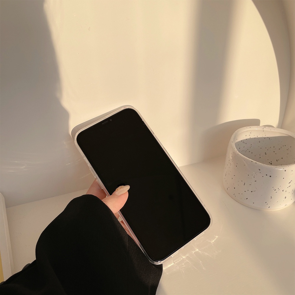 Ốp Điện Thoại TPU Mềm Trong Suốt Họa Tiết Gấu Vui Nhộn Cho iPhone 13 13Pro 12 11Pro Max X XS XR 6 6s 7 8 Plus SE 2020