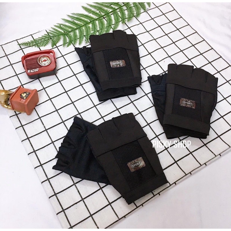 Găng Tay Nam Cụt Ngón Lái Xe , Phượt. Tập Gym 🚴🏻‍♂️🚴🏻‍♂️🚴🏻‍♂️