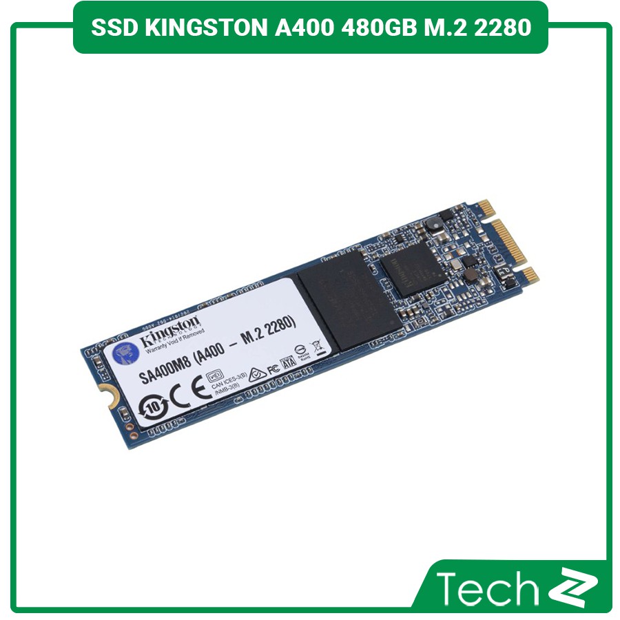 Ổ cứng SSD Kingston A400 480GB M.2 2280 (Đọc 500MB/s - Ghi 450MB/s) - (SA400M8/480G)