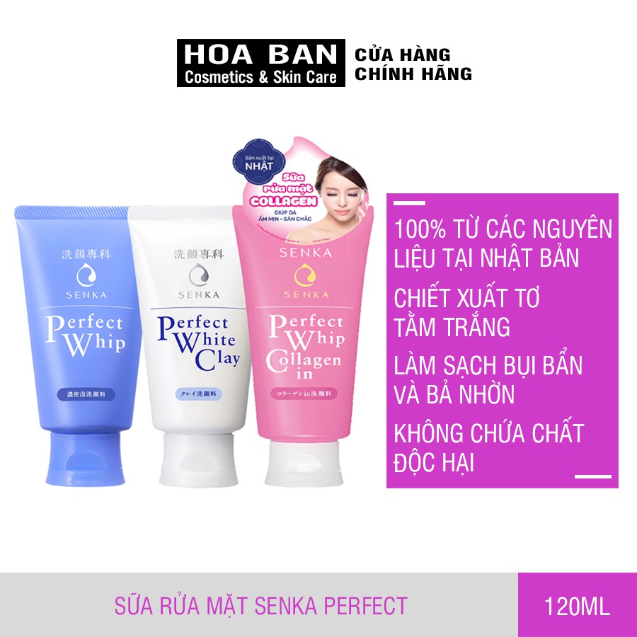 Sữa rửa mặt Senka Perfect - HB0043