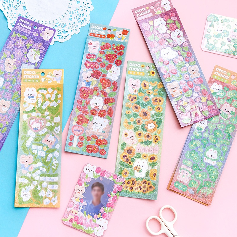 Bộ 2 Sticker Dán Trang Trí Hình Gooka Hoạt Hình Đáng Yêu