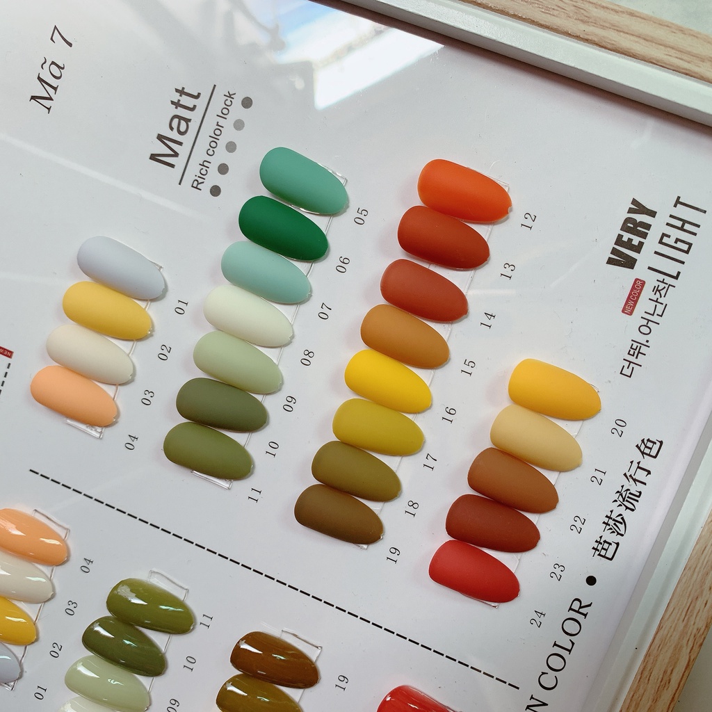 SƠN GEL VERY GOOD NAIL LẺ ( SET XANH)
