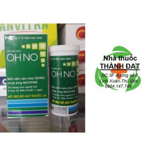 Kẹo ngâm OHNO cai thuốc lá