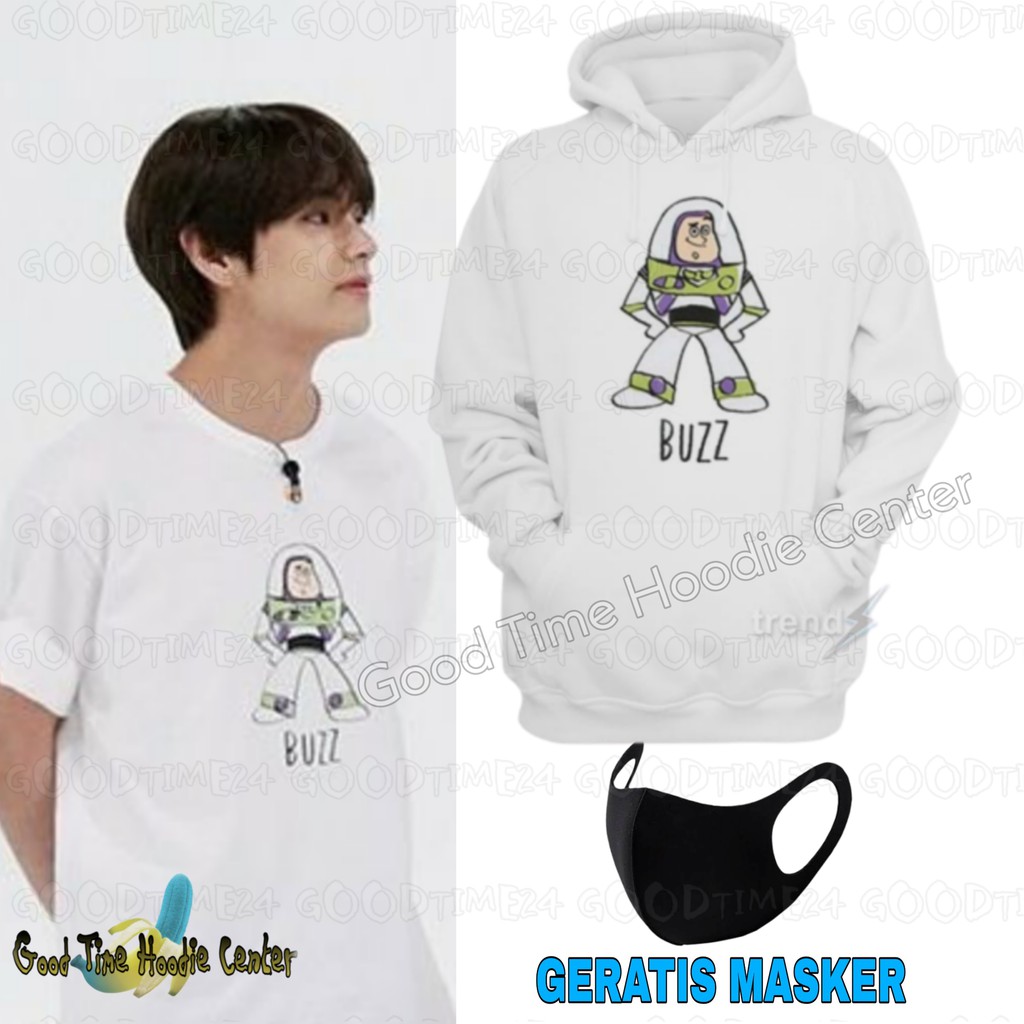 Áo Hoodie In Hình Nhân Vật Buzz V Taehyung Jungkook Trong Bts