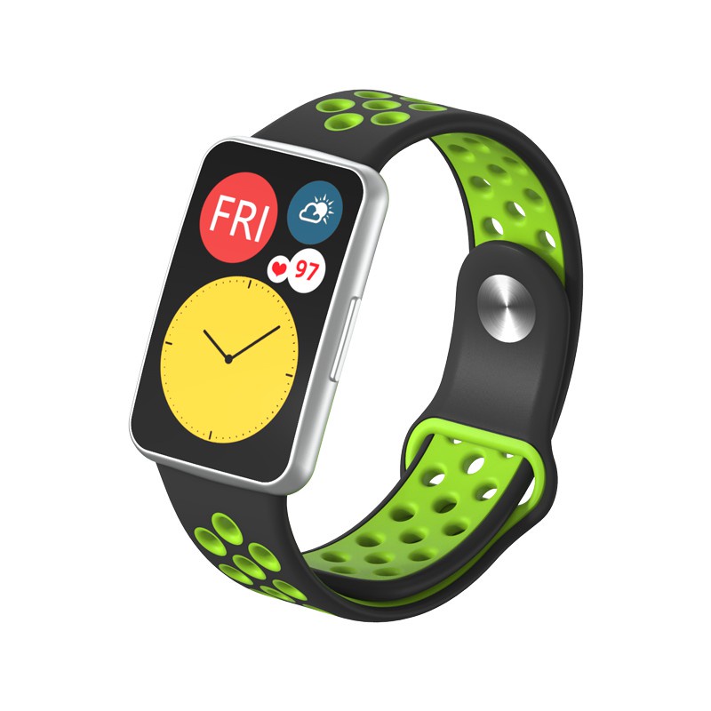 Dây đeo silicone thoáng khí cho đồng hồ thông minh Huawei Watch Fit