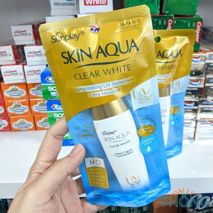 Sữa Chống Nắng SUNPLAY Skin Aqua Dưỡng Da Dịu Nhẹ SPF 50/PA++++ 25g/30g |Kem chống nắng nắp hồng, xanh, trắng, vàng