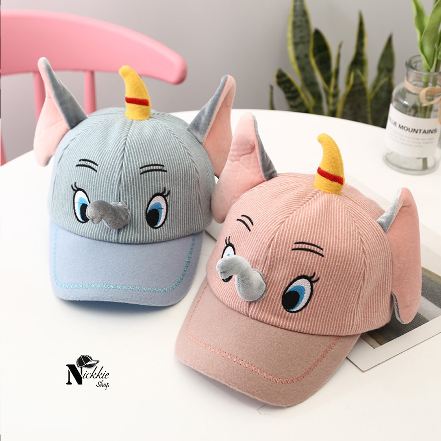 Mũ kết chú voi con cho bé cho bé từ 2 đến 6 tuổi