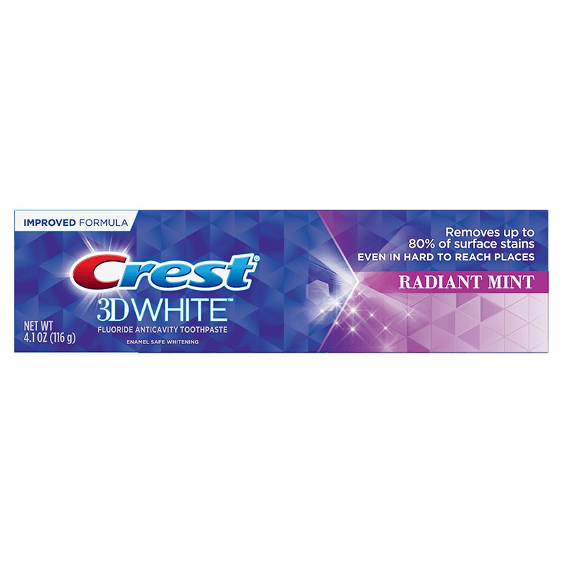 [Meoheo] Kem đánh răng CREST 3D White Fluoride Anticavity Toothpaste Crest