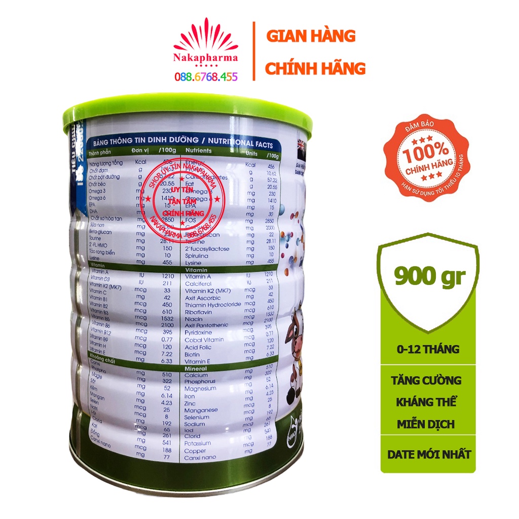 Sữa bột DHA IQ Baby Colostrum 900g