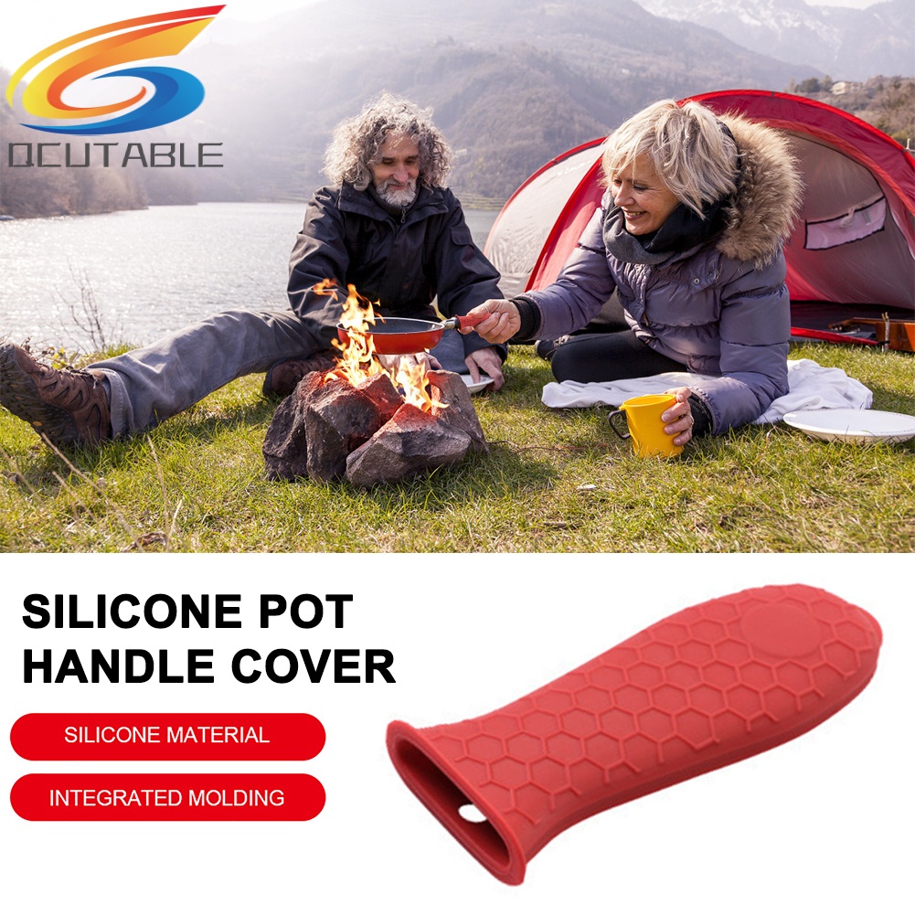 Miếng bọc tay cầm nồi bằng silicone chống nóng &amp; trượt