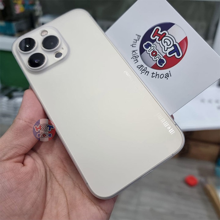 Ốp lưng siêu mỏng Memumi 0.3mm cho IP 13 Pro Max / 13 Pro