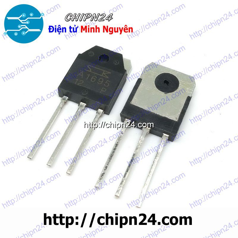 [1 CON] Transistor A1695 TO-3P PNP 10A 140V (2SA1695 1695)