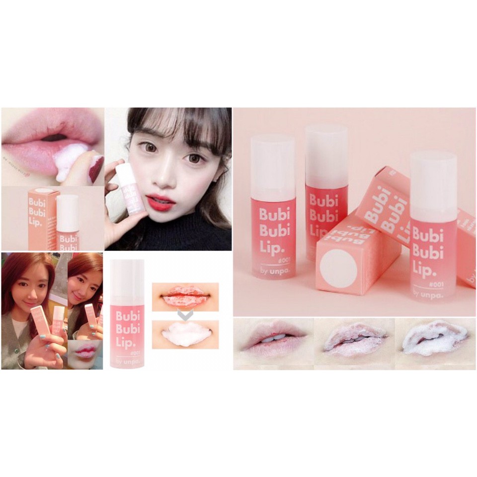 Mẫu mới - Tẩy Tế Bào Chết Môi Dạng Sủi Bọt Unpa Bubi Bubi Lip | BigBuy360 - bigbuy360.vn