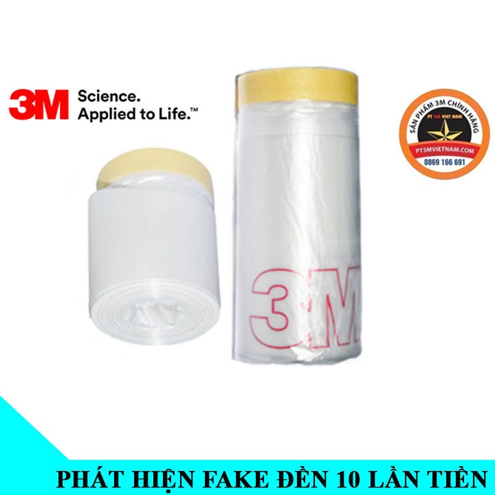 Băng keo màng lynon che sơn, chắn bụi 3M 7021